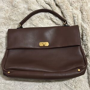 Marni leather top handle briefcase bag